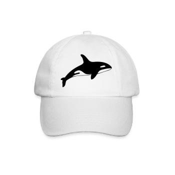 dolphin - Baseballkappe - Weiß/Weiß - Vorne