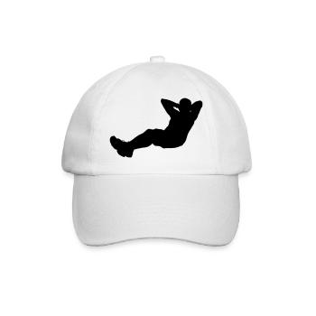 sit up sport - Baseballkappe - Weiß/Weiß - Vorne