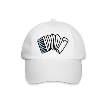 accordion - Baseball Cap - white/white - Front