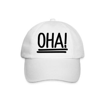 oha - Baseball Cap - white/white - Front
