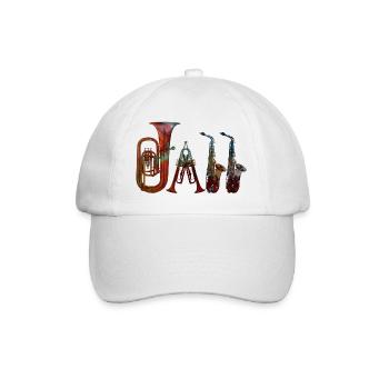 Jazz - Baseballkappe - Weiß/Weiß - Vorne