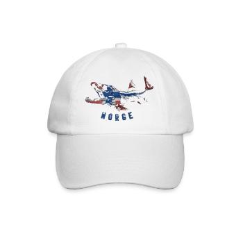 SALMON nor - Baseball Cap - white/white - Front