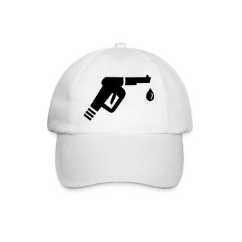 Pistolen Zapfhahn - Baseballkappe - Weiß/Weiß - Vorne