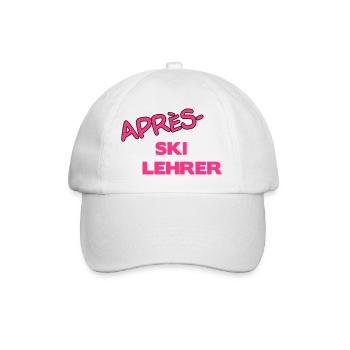 Après Skilehrer - Baseballkappe - Weiß/Weiß - Vorne
