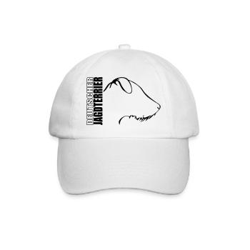 GERMAN HUNTING TERRIER PROFILE Hound Wilsigns - Baseball Cap - white/white - Front
