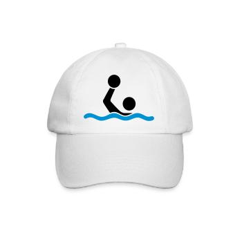 water polo - Baseball Cap - white/white - Front