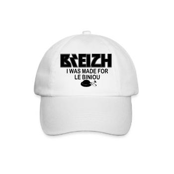 breizh - Baseballkappe - Weiß/Weiß - Vorne