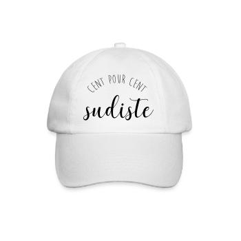 CENT POUR CENT SUDISTE - Casquette classique - blanc/blanc - Devant
