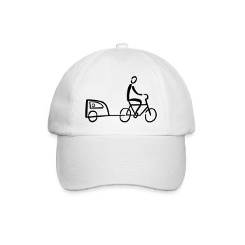 Bike Trailer - Baseball Cap - white/white - Front