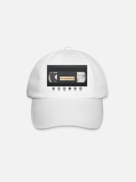 VHS - Baseball Cap - white/white