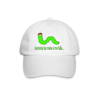 la chenille - Casquette classique - blanc/blanc - Devant