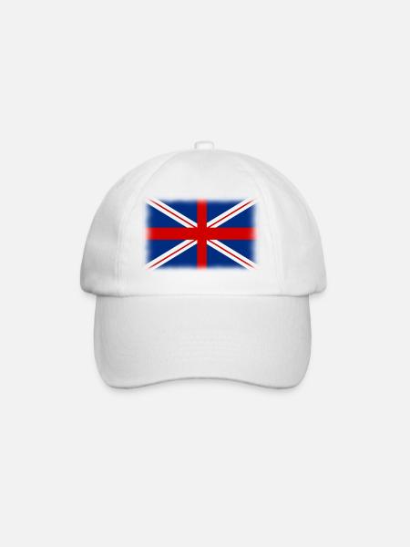 drapeau anglais - Casquette classique - blanc/blanc