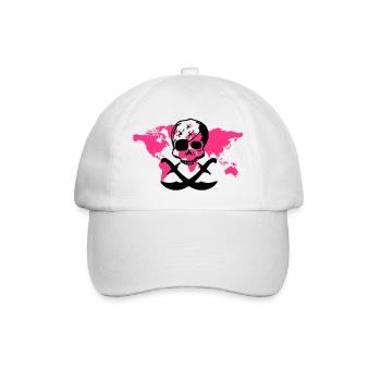 surfpirat - Baseballkappe - Weiß/Weiß - Vorne