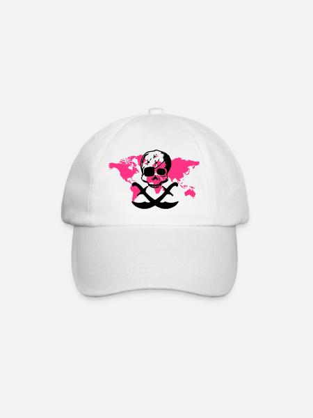 Surf pirate - Casquette classique - blanc/blanc