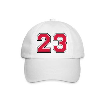 23__f2 - Casquette classique - blanc/blanc - Devant