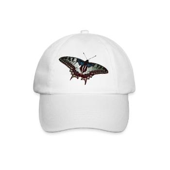 Butterfly butterfly butterflies - Baseball Cap - white/white - Front