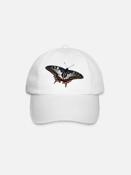Butterfly Schmetterling Schmetterlinge - Baseballkappe - Weiß/Weiß