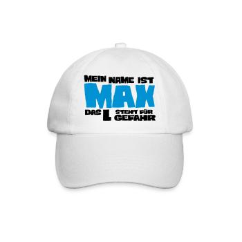 max - Baseball Cap - white/white - Front