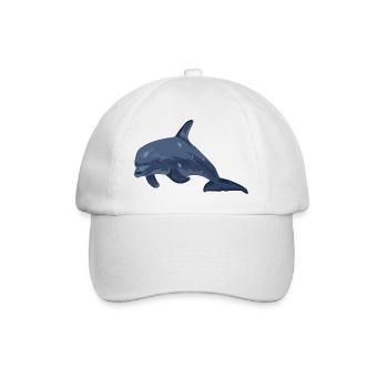 My pet friend the dolphin bottlenose sea creatures - Baseball Cap - white/white - Front