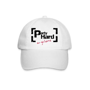 partie dure - Casquette classique - blanc/blanc - Devant