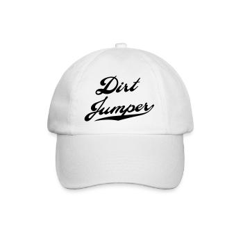 dirt jumper - Baseballkappe - Weiß/Weiß - Vorne