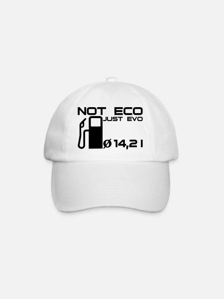 Not Eco - Just Evo - Baseballkappe - Weiß/Weiß