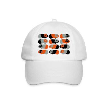 guinea pigs v - Casquette classique - blanc/blanc - Devant