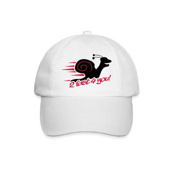 2 Fast 4 You Snail - Casquette classique - blanc/blanc - Devant