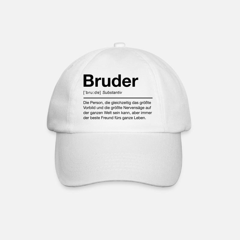 Bruder - Baseballkappe - Weiß/Weiß