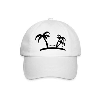 palm - Baseballkappe - Weiß/Weiß - Vorne