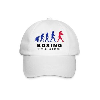 Boxing evolution - Casquette classique - blanc/blanc - Devant