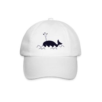 Whale - Baseball Cap - white/white - Front