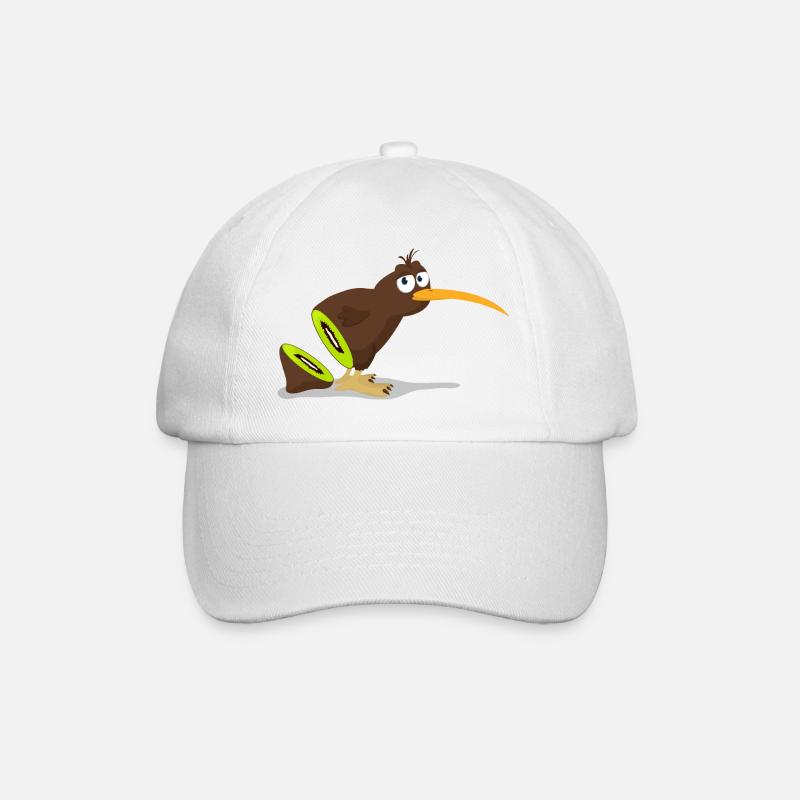 Kiwi bird - Baseballkappe - Weiß/Weiß