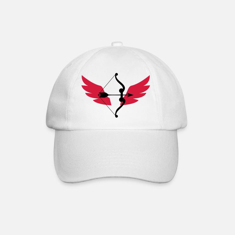 Archery / Bogenschießen / Tir à l'arc - Baseballkappe - Weiß/Weiß