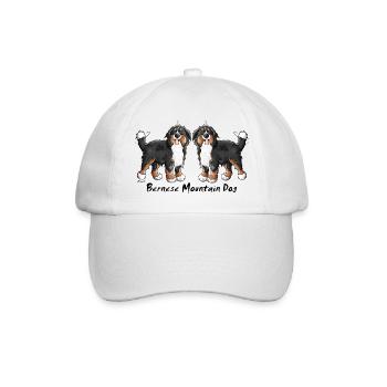 Drôle Bouvier Bernois - Chien - Chiens - Casquette classique - blanc/blanc - Devant