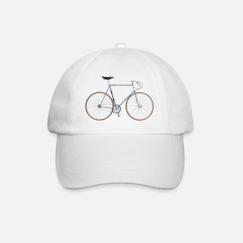 Vélo de piste historique - Casquette classique - blanc/blanc
