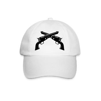 Pistolets Croisés / Colts Croisés (2c) - Casquette classique - blanc/blanc - Devant