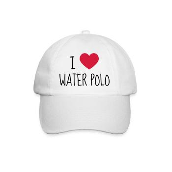 Water Polo / Waterpolo / Water-Polo / Wasserball - Baseball Cap - white/white - Front