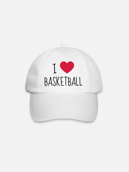 Basketball - Basket ball - Basket-ball - Baskette - Casquette classique - blanc/blanc
