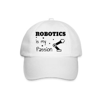 Robotics Robot Robotik Robotique Roboter - Baseball Cap - white/white - Front