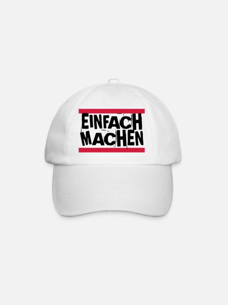 EINFACH MACHEN - Baseballkappe - Weiß/Weiß