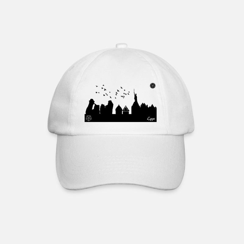 Lipperland # 1s - Baseball Cap - white/white