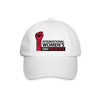 International Women's Day March 8 - Baseball Cap - white/white - Front