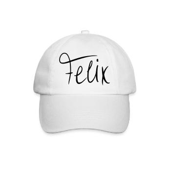 Felix - Baseball Cap - white/white - Front