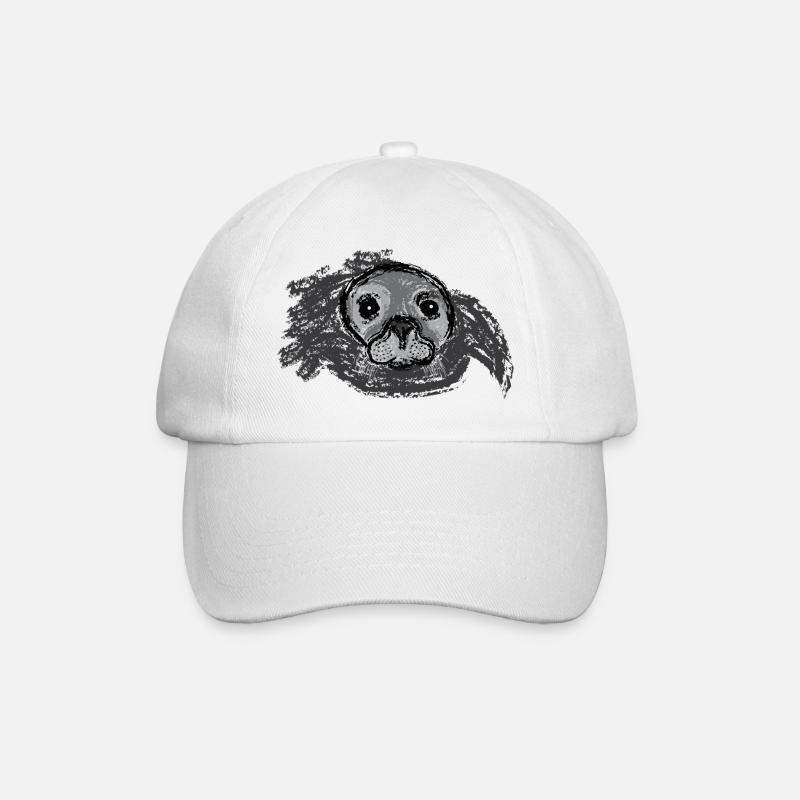 Phoques surgits / Surfacing Seal - Design I - Casquette classique - blanc/blanc