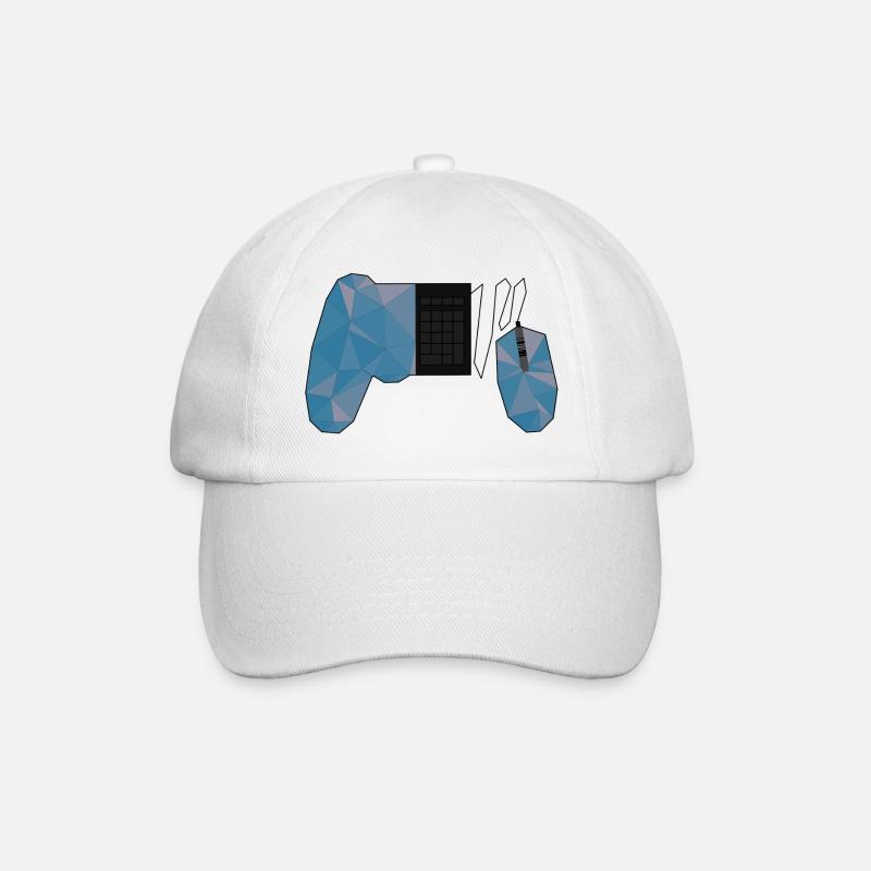 Gaming controller - Baseball Cap - white/white