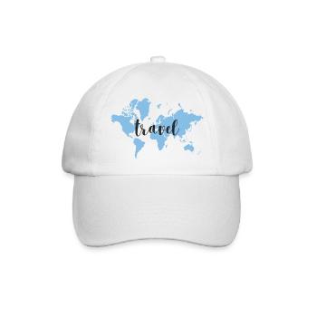 travel - Baseballkappe - Weiß/Weiß - Vorne