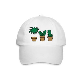 Indoor plants various plants - room plants - Baseball Cap - white/white - Front