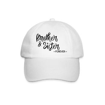 frère et soeur - Casquette classique - blanc/blanc - Devant