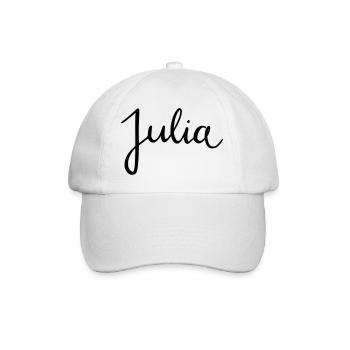 julia - Baseballkappe - Weiß/Weiß - Vorne